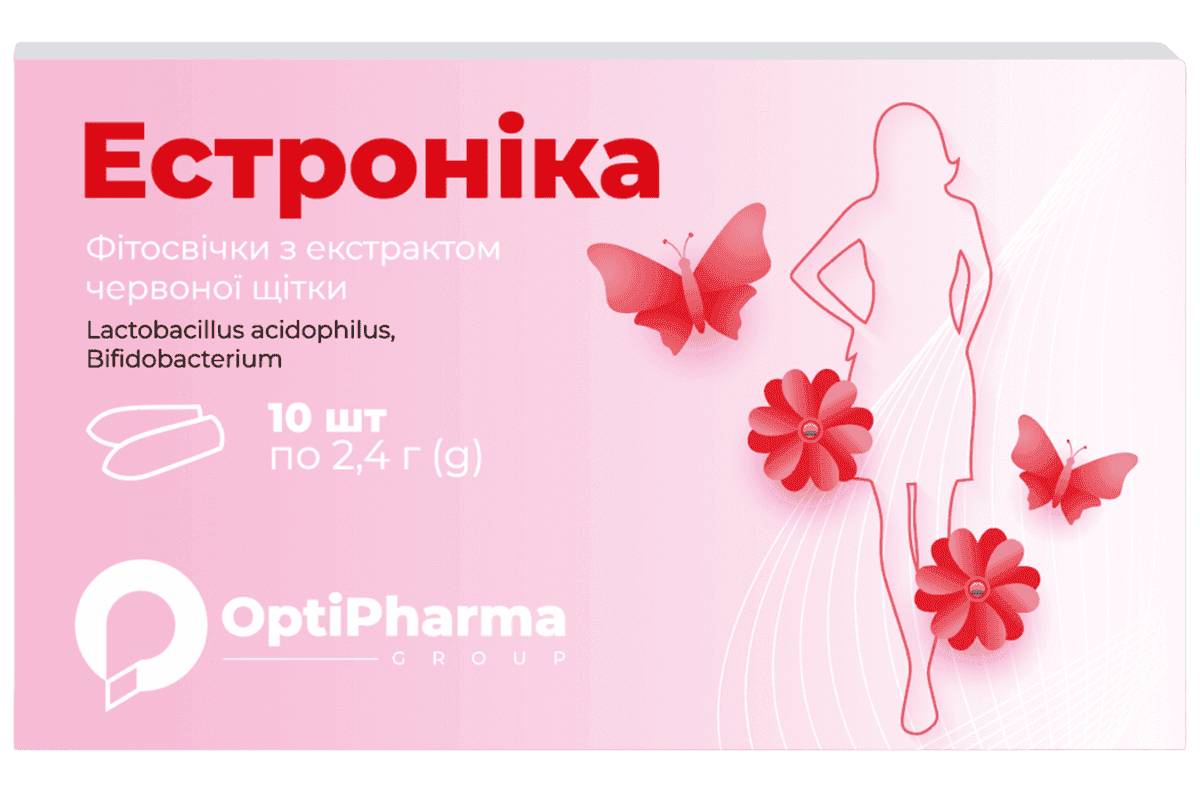 естроніка - фітосвічки з екстрактом червоної щітки
